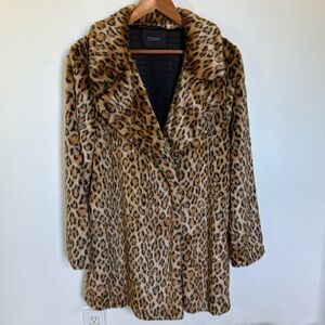 Scotch & Soda Maison Scotch like brand new faux animal fur coat (size 2, medium)